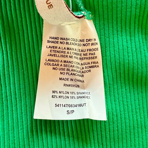 NWT BECCA Swim Modern Edge One Piece in Verde Green Size Small - Picture 9 of 14